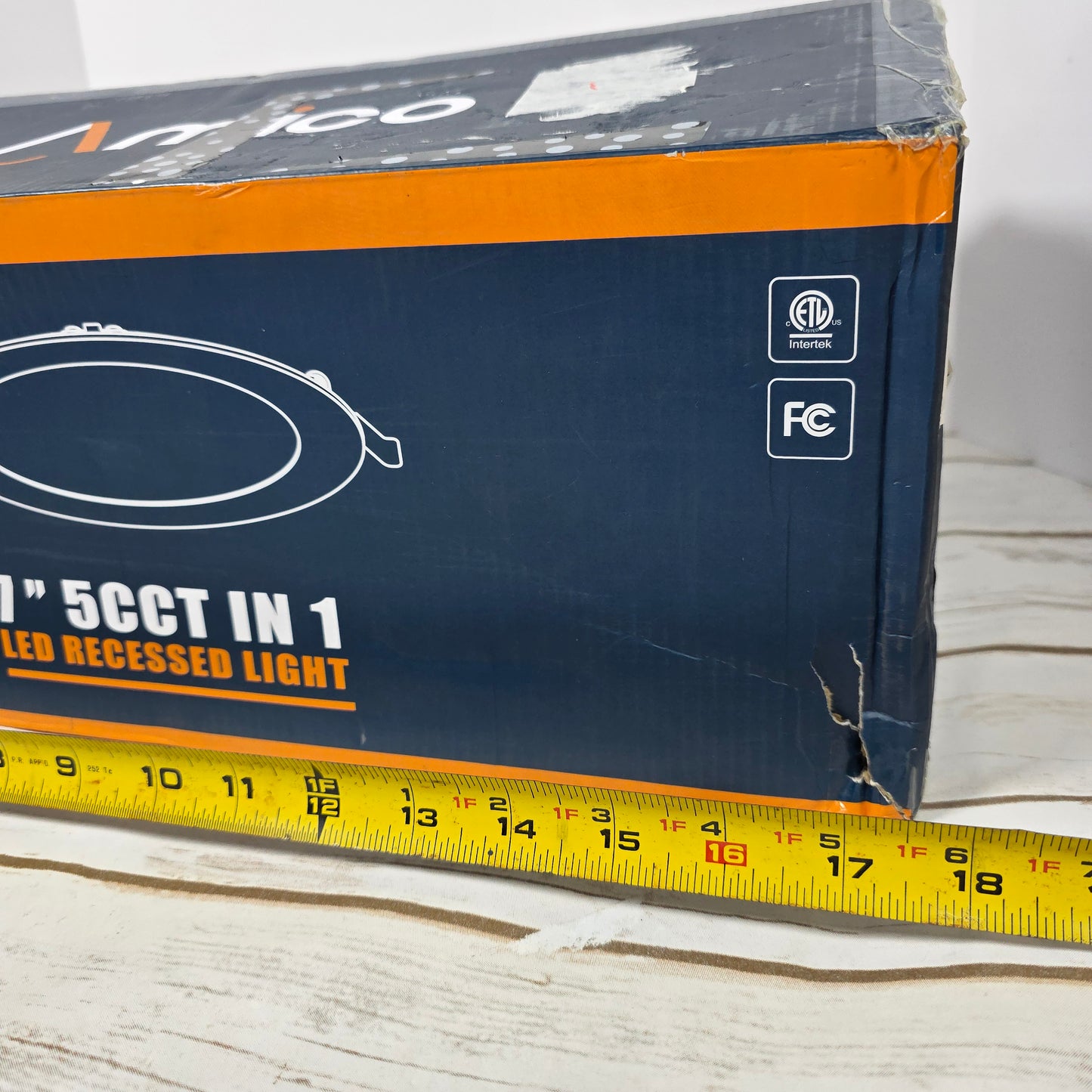 NIOB New Amico 12-Pack 7" 5CCT IN 1 LED Recessed Light A18GL011012009