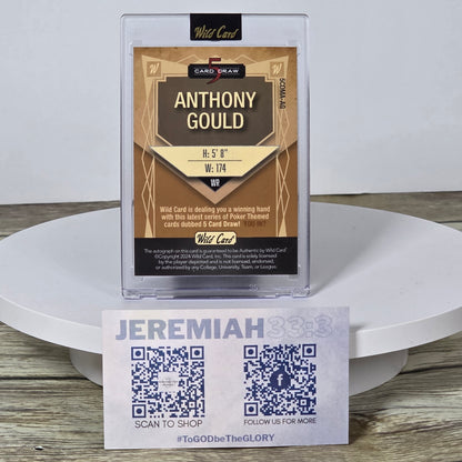 Autographed Anthony Gould Wild Card 5 Card Draw 2/2