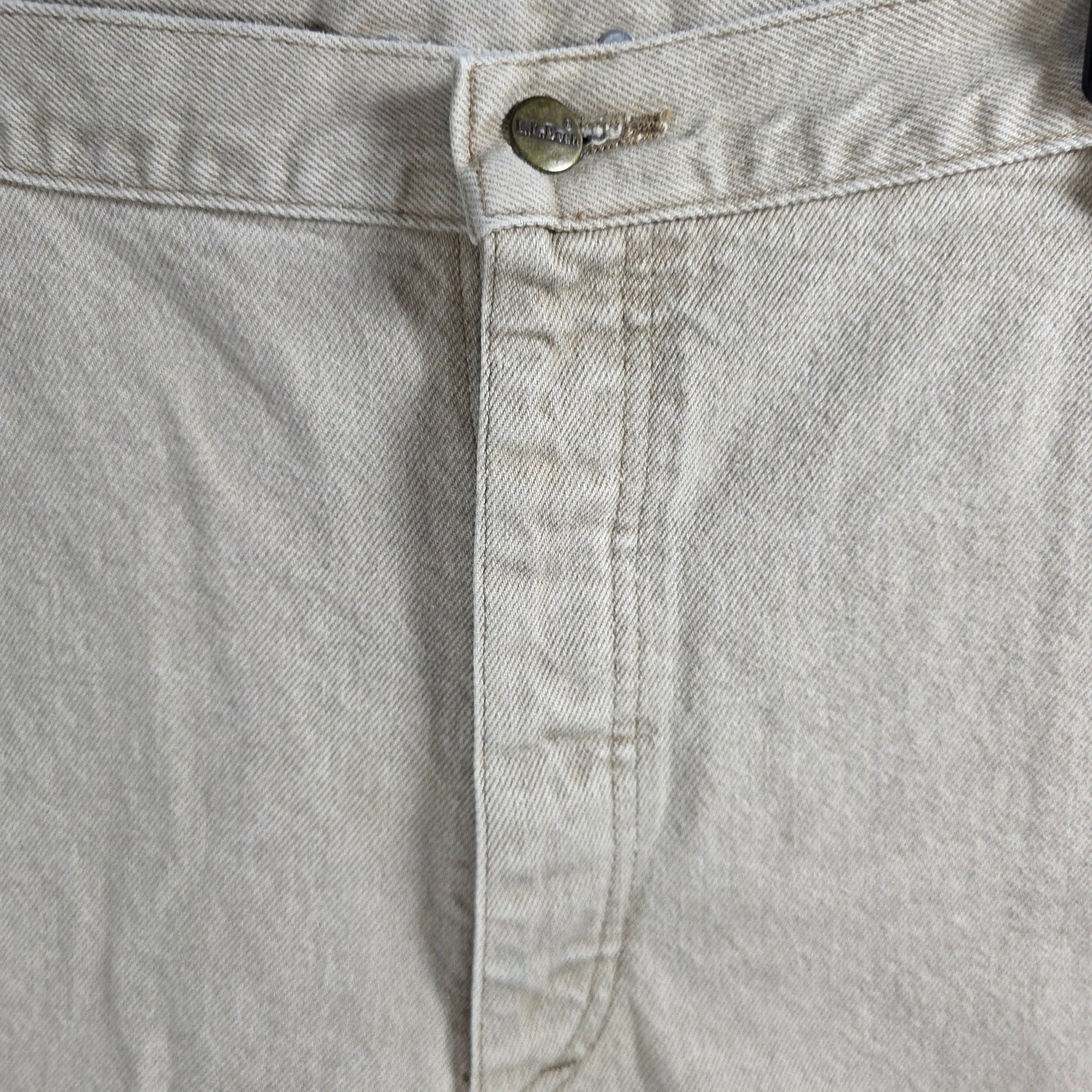 Men's L.L. Bean West Branch Tan Khaki Work Pants 42x30