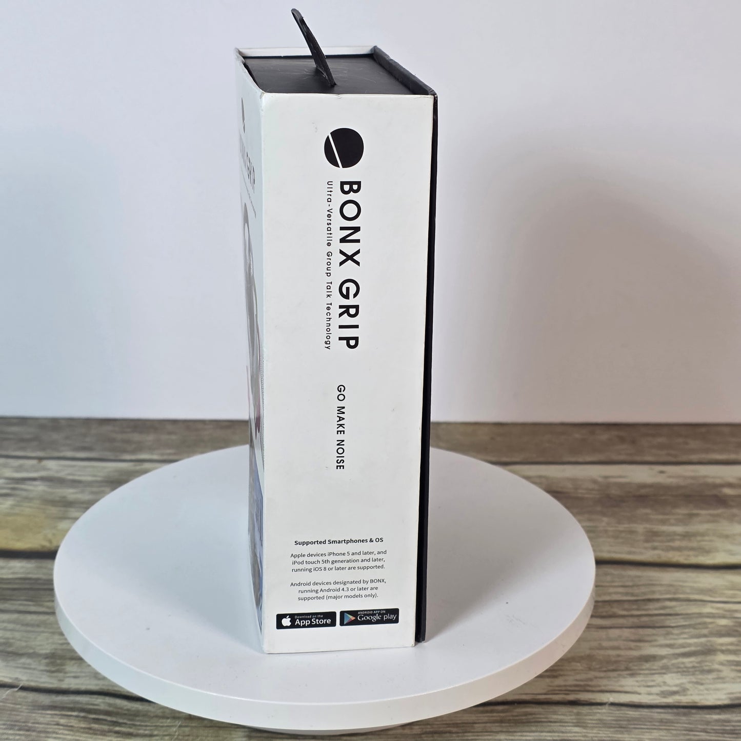 NIOB New BONX GRIP Pack of 2 Bluetooth Headsets Audio Conversation Systems