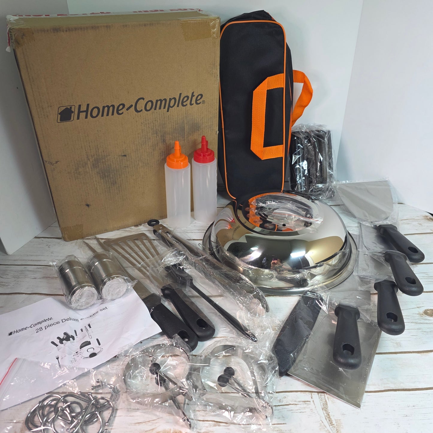 NIOB New Home Complete 28-Piece Deluxe Griddle Set