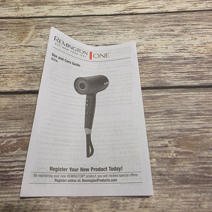 NIOB New Remington One Multi-Style Hair Dryer Black