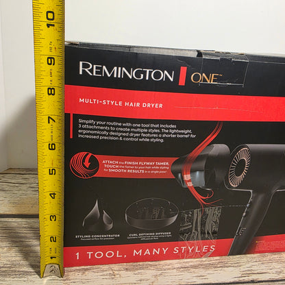 NIOB New REMINGTON One Multi-Style Hair Dryer D31A Black