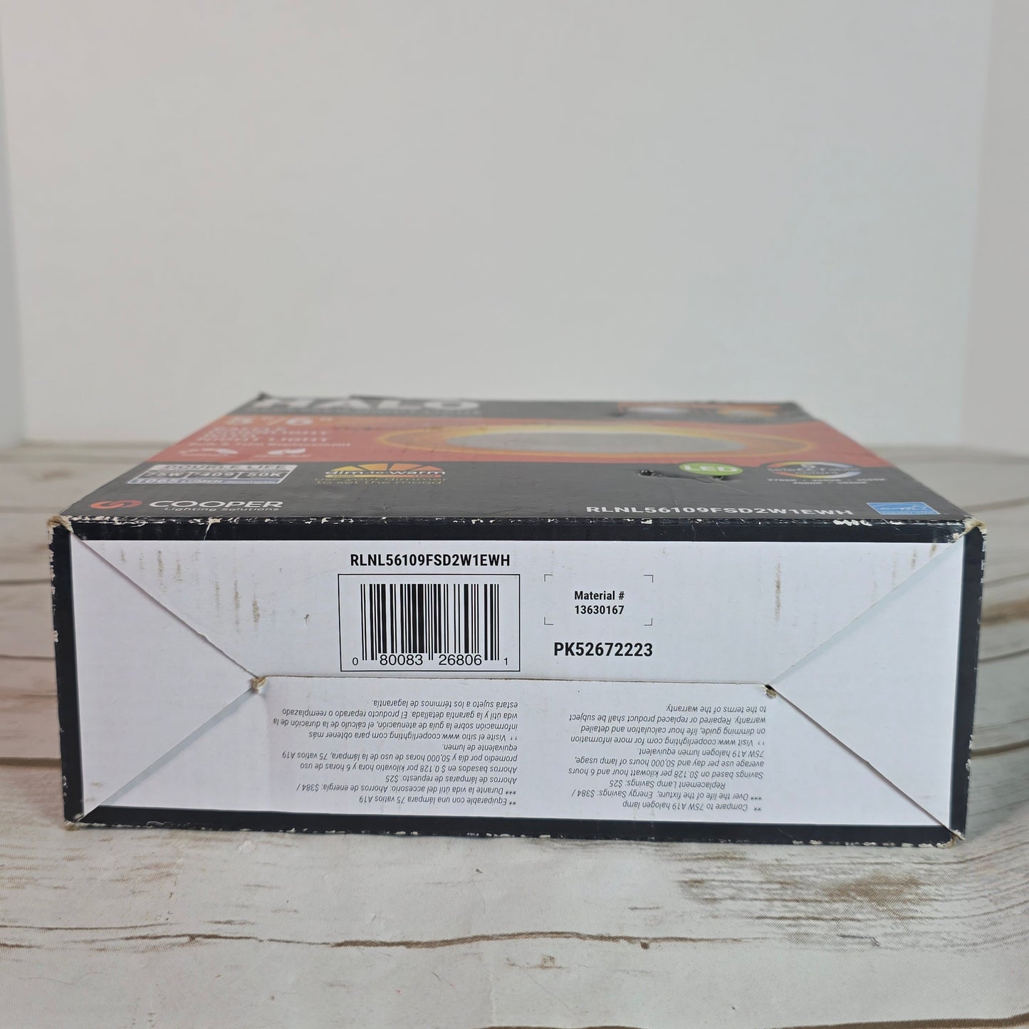 NIOB New HALO Recessed Night Light 5"/6" Baffle Downlight w/ Night Light Bulb & Trim Replacement