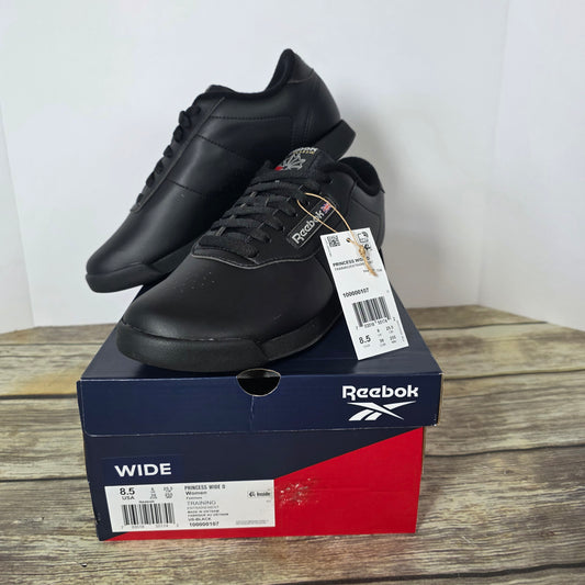 NIB Reebok Classic Women's Princess 8.5 Wide Black