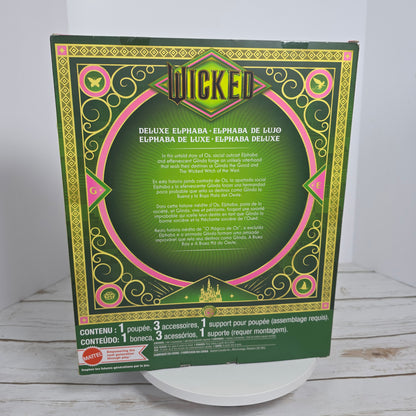 New WICKED Deluxe Elphaba Figure Barbie Doll .com Version