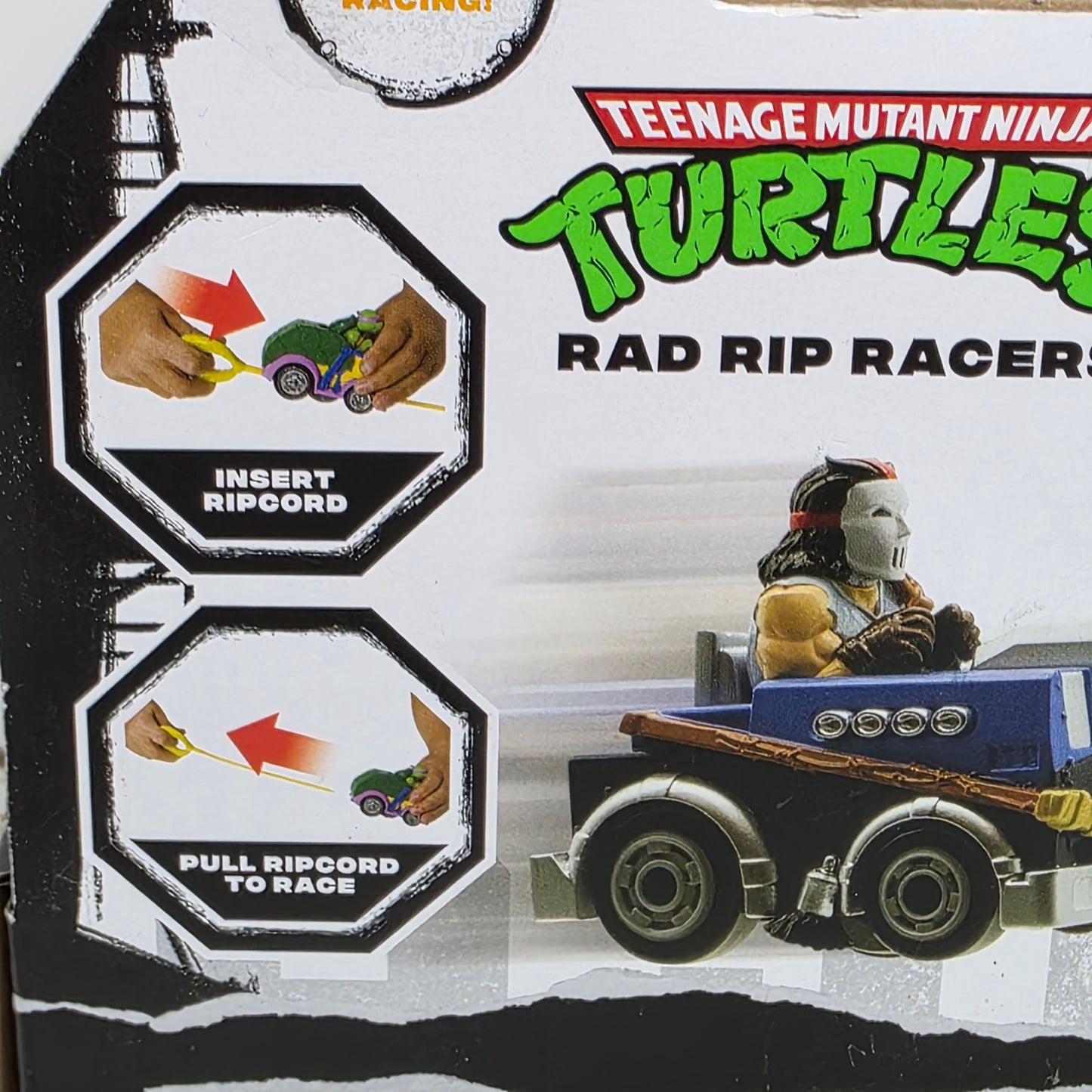 NIB New Teenage Mutant Ninja Turtles Rad Rip Racers Leonardo & Casey Jones
