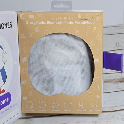 NIOB New Onanoff StoryPhones, Storytelling Foldable Bluetooth Kids Headphones