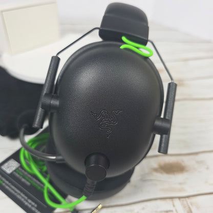 New w/ Bag Razer BlackShark V2 X Gaming Headset: 7.1 Surround Sound, 50mm Drivers, Memory Foam Cushion, For PC, PS4, PS5, Switch, 3.5mm Audio Jack, Black
