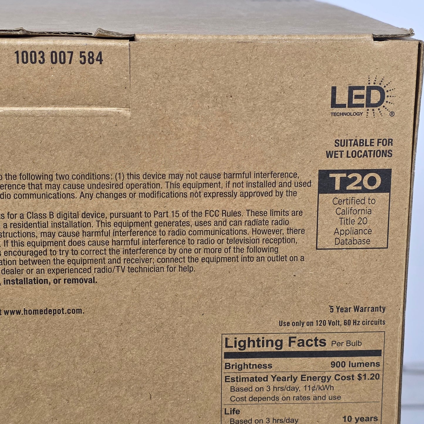 Lot of 2 Boxes of New 4-Pack LED Technology 90W Replacment PAR38 Daylight Wet Rated