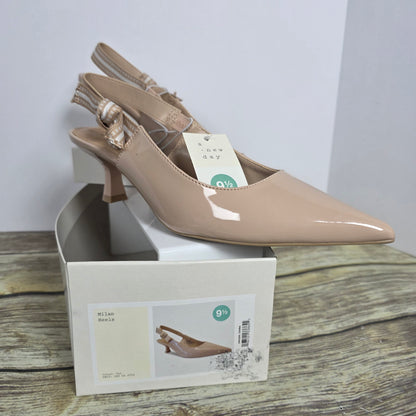 NWT New Women's A New Day Milan Slingback Heel Tan Size 9.5