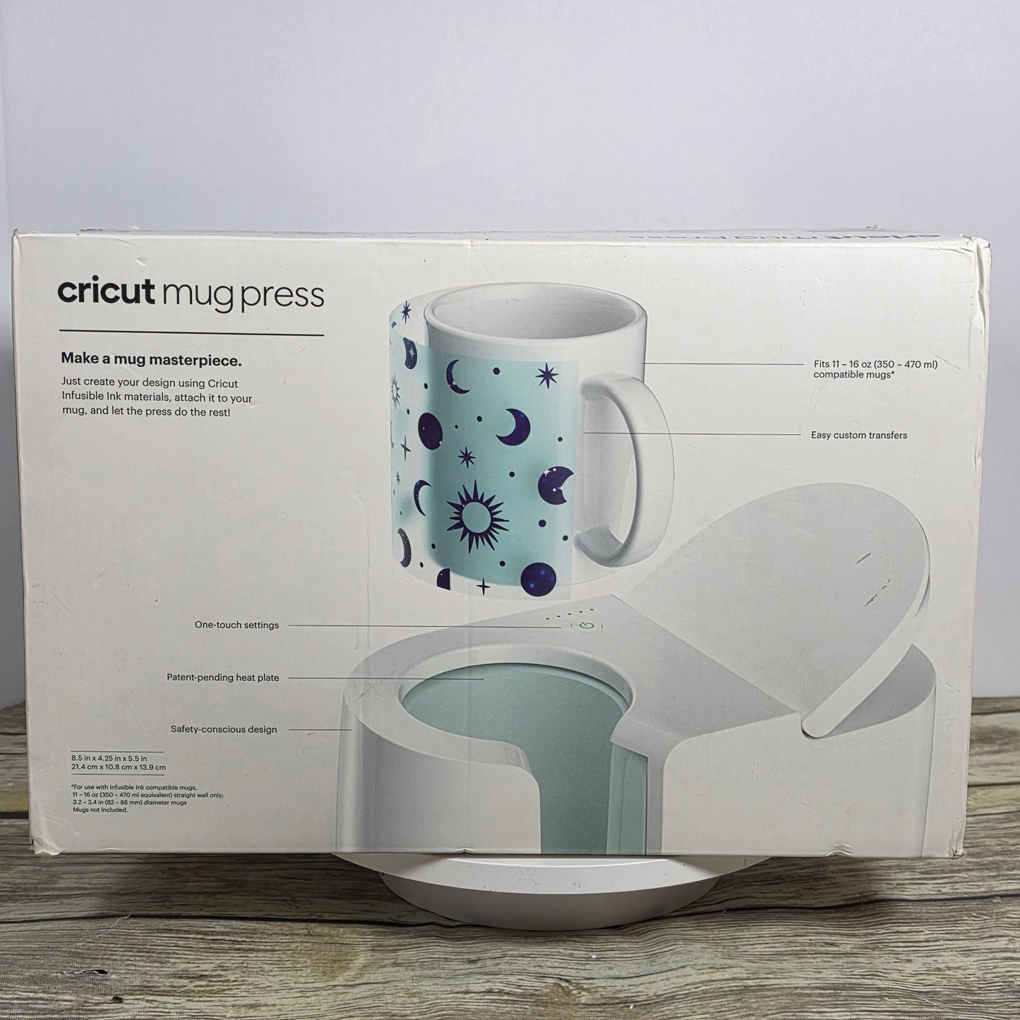 NIB New Cricut Mug Press Heat Press Sealed 2007804