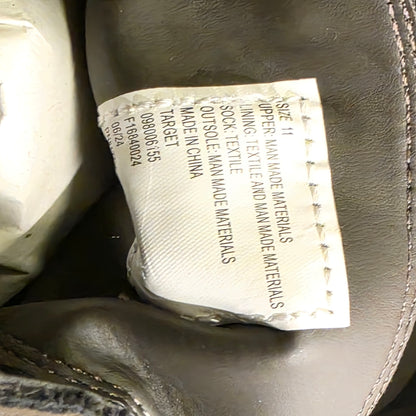 NIB New Goodfellow Men's Jerad Boots Gray Lace Up Shoes 098 00 6155