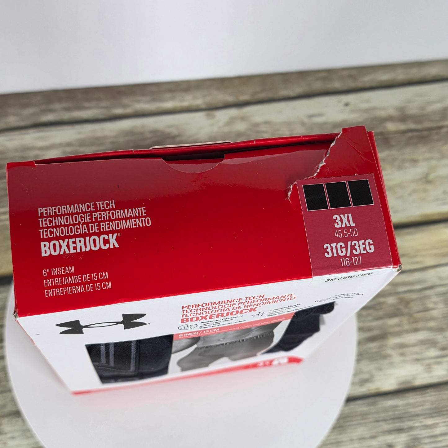 NIB New Under Armor Performance Tech Boxerjock Underwear 3XL