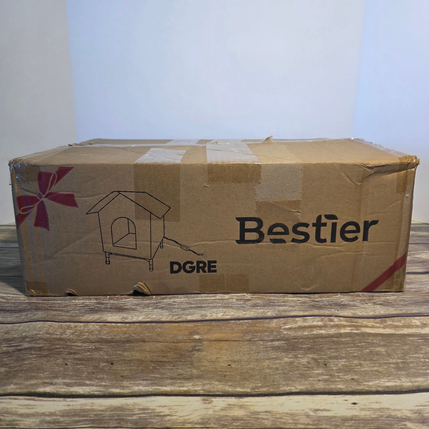 NIOB New Bestier DGRE Outdoor Heated Cat House Small P200145G-DGRE