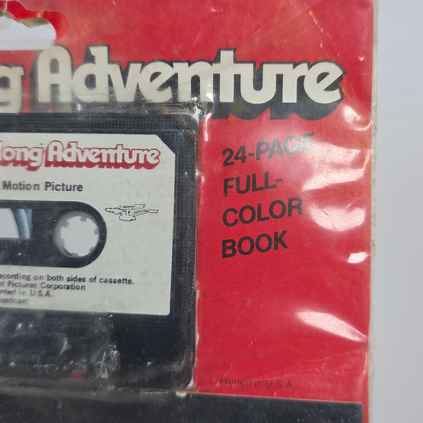 Vintage Star Trek Read-Along Adventure Action-Packed Story Cassette