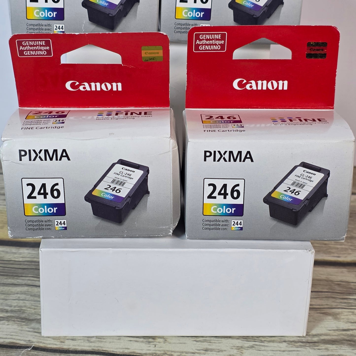 Lot of Canon PIXMA 6 246 Color + 1 245 - 7 total!