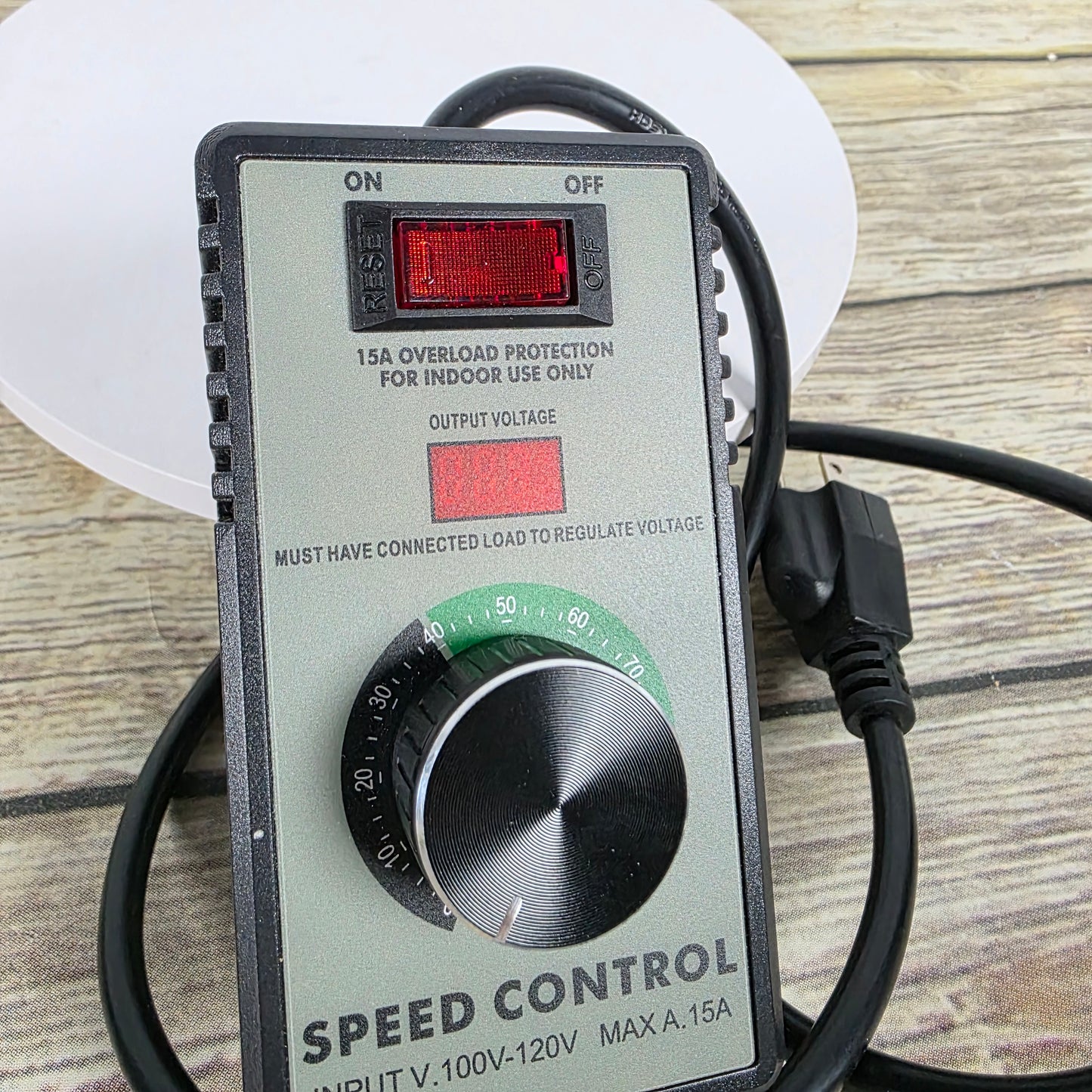New Speed Control 5A Overload Protection Indoor Use
