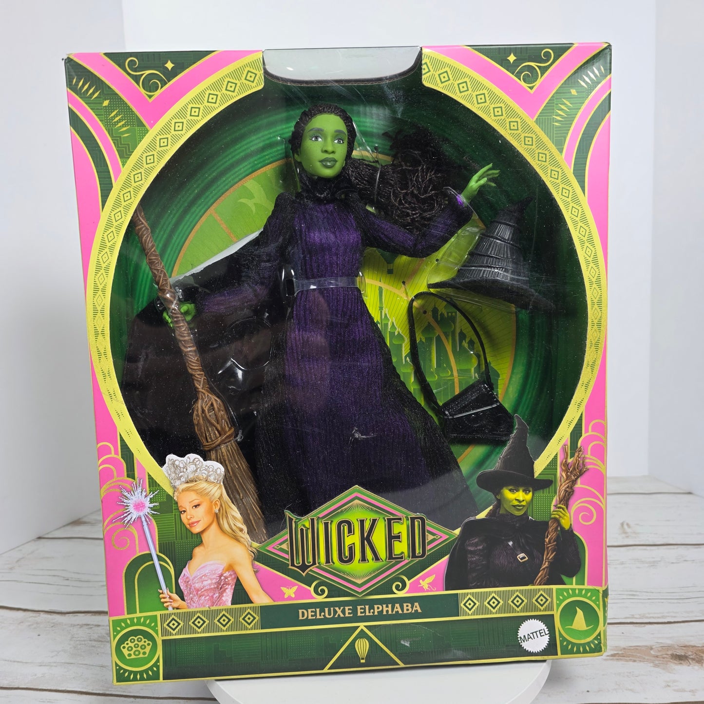 New WICKED Deluxe Elphaba Figure Barbie Doll .com Version
