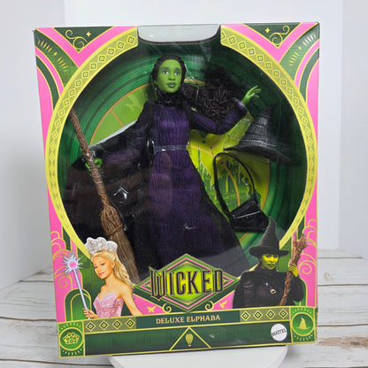 New WICKED Deluxe Elphaba Figure Barbie Doll .com Version