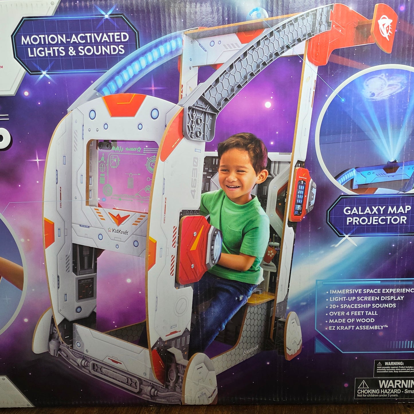 Local Pickup ONLY NIOB New KidCraft Ultimate Spaceship Motion Activated Lights Kids Toy