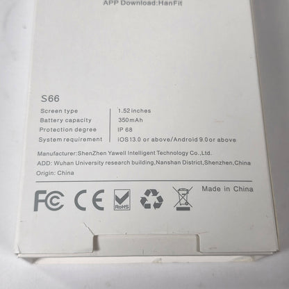 NIOB New Digital Fitness Tracker Watch Black S66