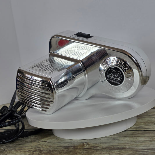 MARCATO Made in Italy Pastadrive 110V Electric Pasta Machine, Chrome Steel