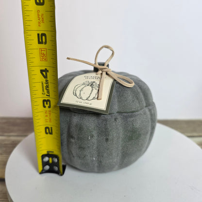 NWT New Pumpkin Woods Frosted Glass 12 Oz Scented Candle- Set of 4