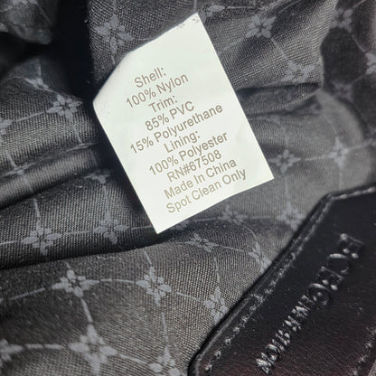 NWT New BCBG Generation Hot Pink Puffy Vinyl GN22374 2-in-1 Convertible Bag