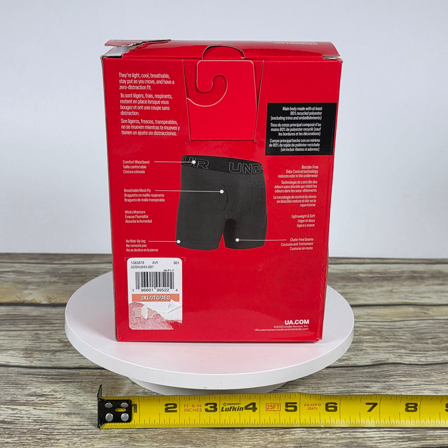 NIB New Under Armor Performance Tech Boxerjock Underwear 3XL