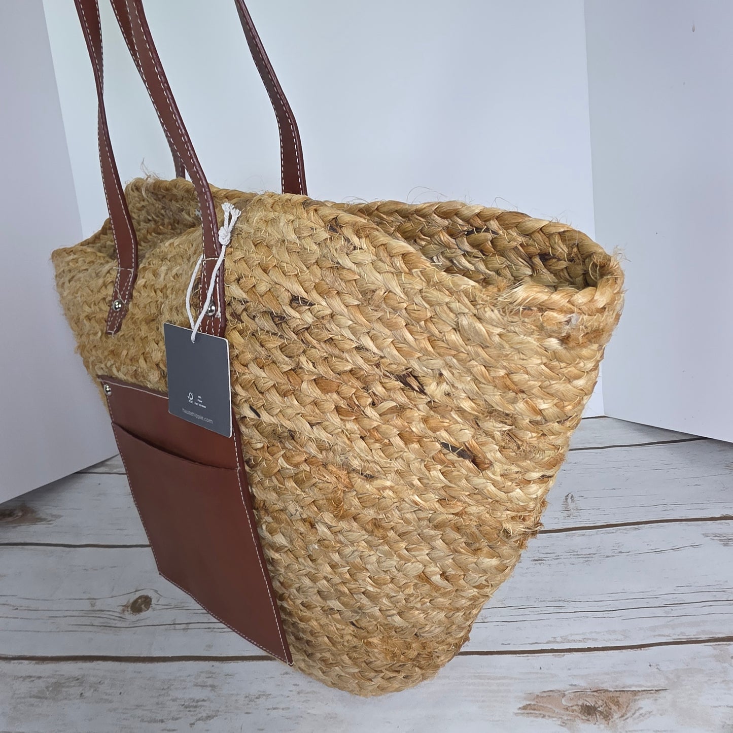 NWT New Haute Hippie Straw Woven Shoulder Bag #10781