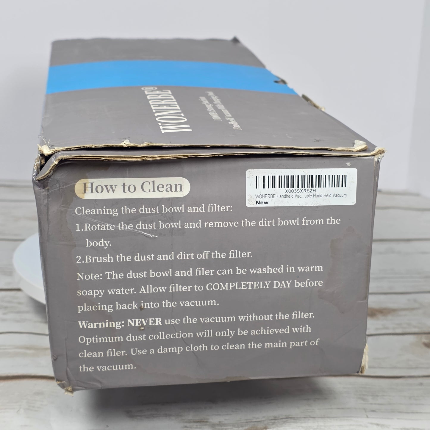 NIOB New WONERBE Handheld Vacuum Cleaner Portable Vacuum