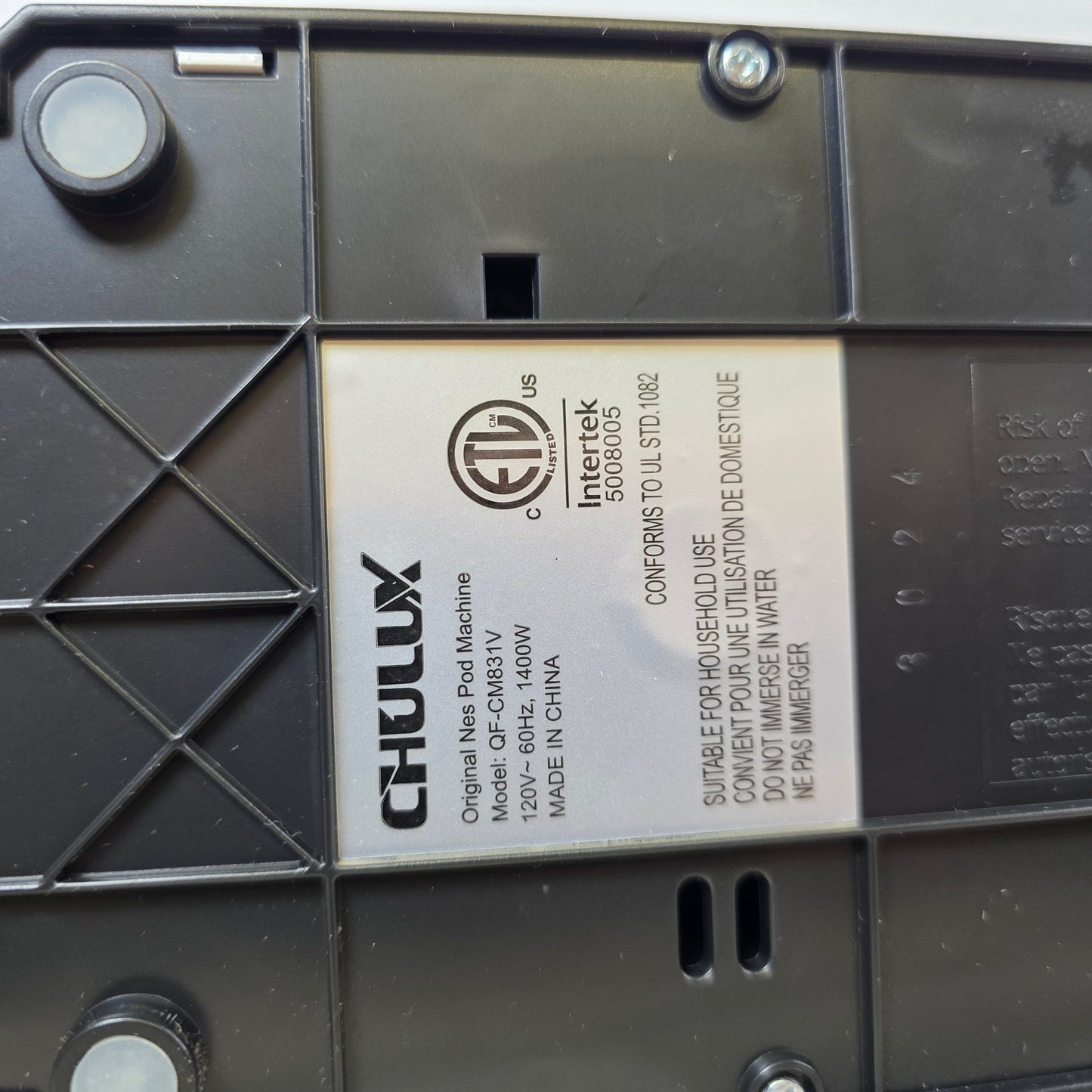 NIOB New CHULUX Original Nes Pod Machine Coffee Espresso