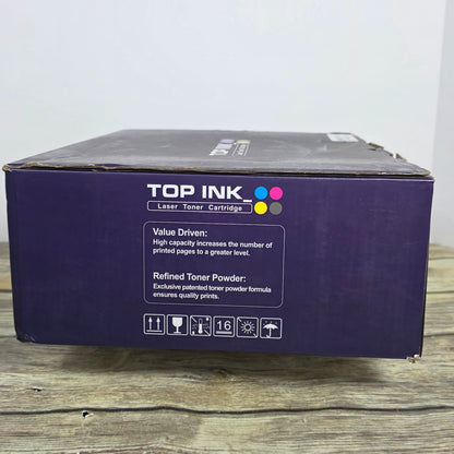 NIB New TOP INK Toner Cartridge TP-BRTN221S | 225H(U)-4 Pack BROTHER
