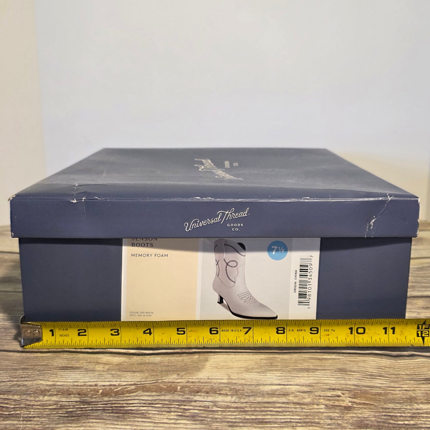 NIB New Women's Jenson Western Cowboy Boots 7.5 Memory Foam Universal Thread™