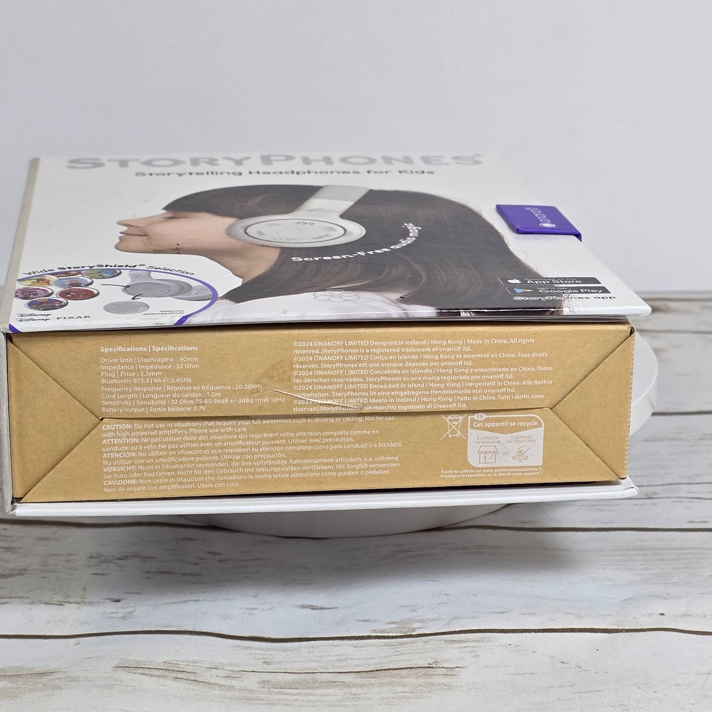 NIOB New Onanoff StoryPhones, Storytelling Foldable Bluetooth Kids Headphones