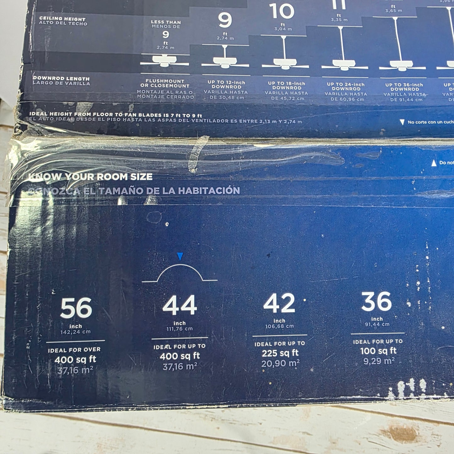 Harbor Breeze Sage Cove 0747607 44 in. Brushed Nickel Finish Ceiling Fan