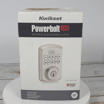 NIB New Kwikset Powerbolt 250 Keypad Electronic Lock