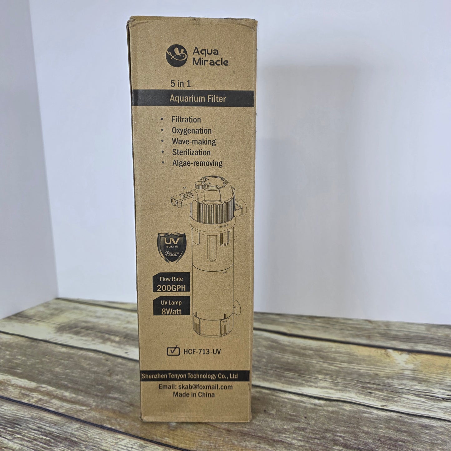 NIOB New Aqua Miracle 5-in-1 Aquarium Filter