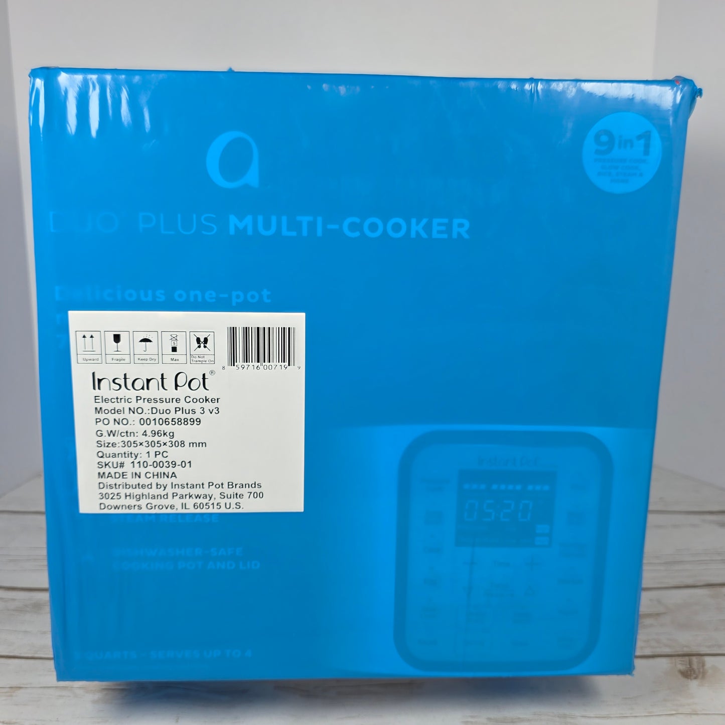 NIB New Instant Pot Duo Plus 3 V3 Electric Pressure Cooker 9-in-1