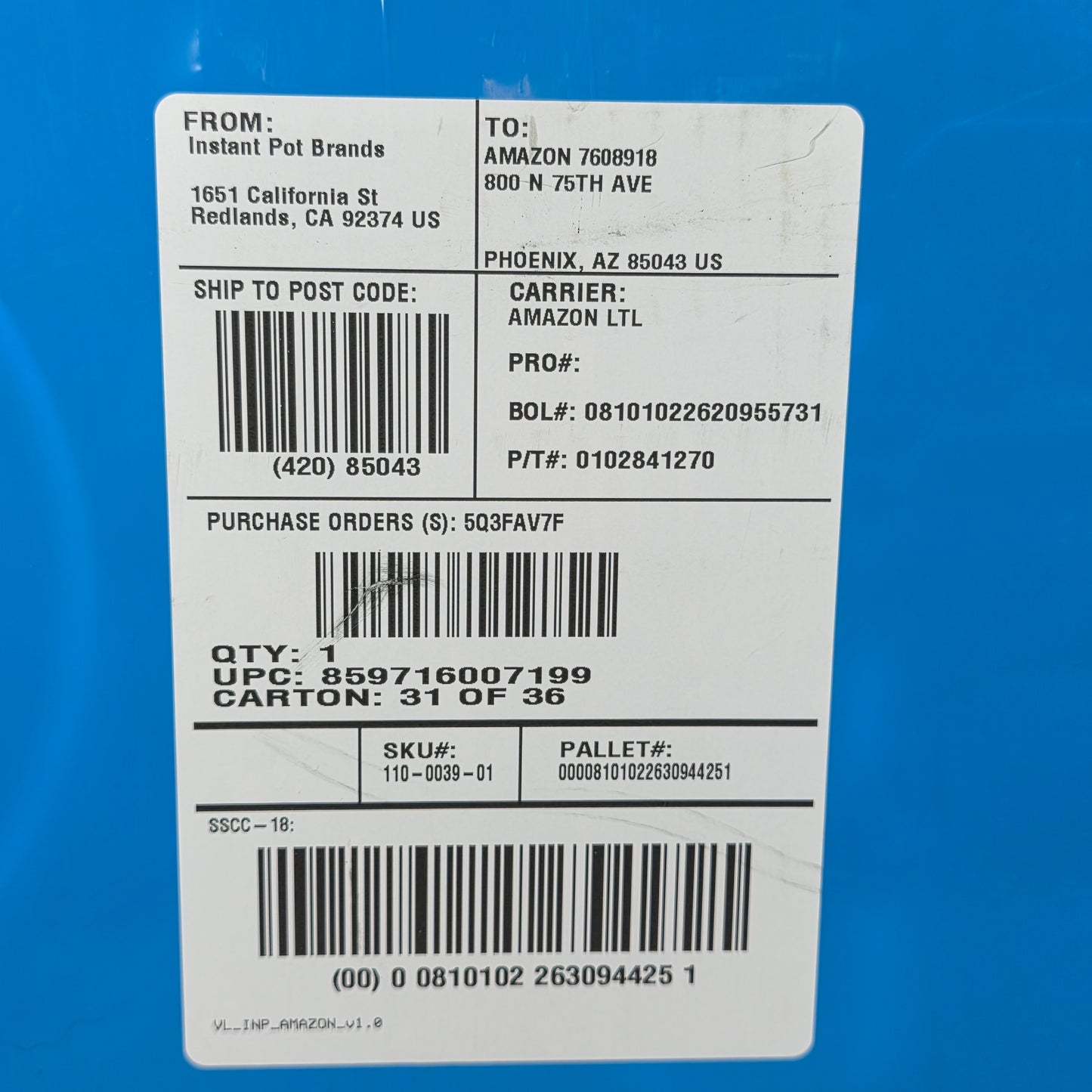 NIB New Instant Pot Duo Plus 3 V3 Electric Pressure Cooker 9-in-1