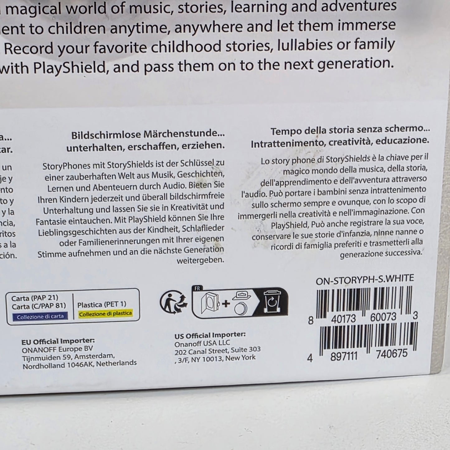 NIOB New Onanoff StoryPhones, Storytelling Foldable Bluetooth Kids Headphones