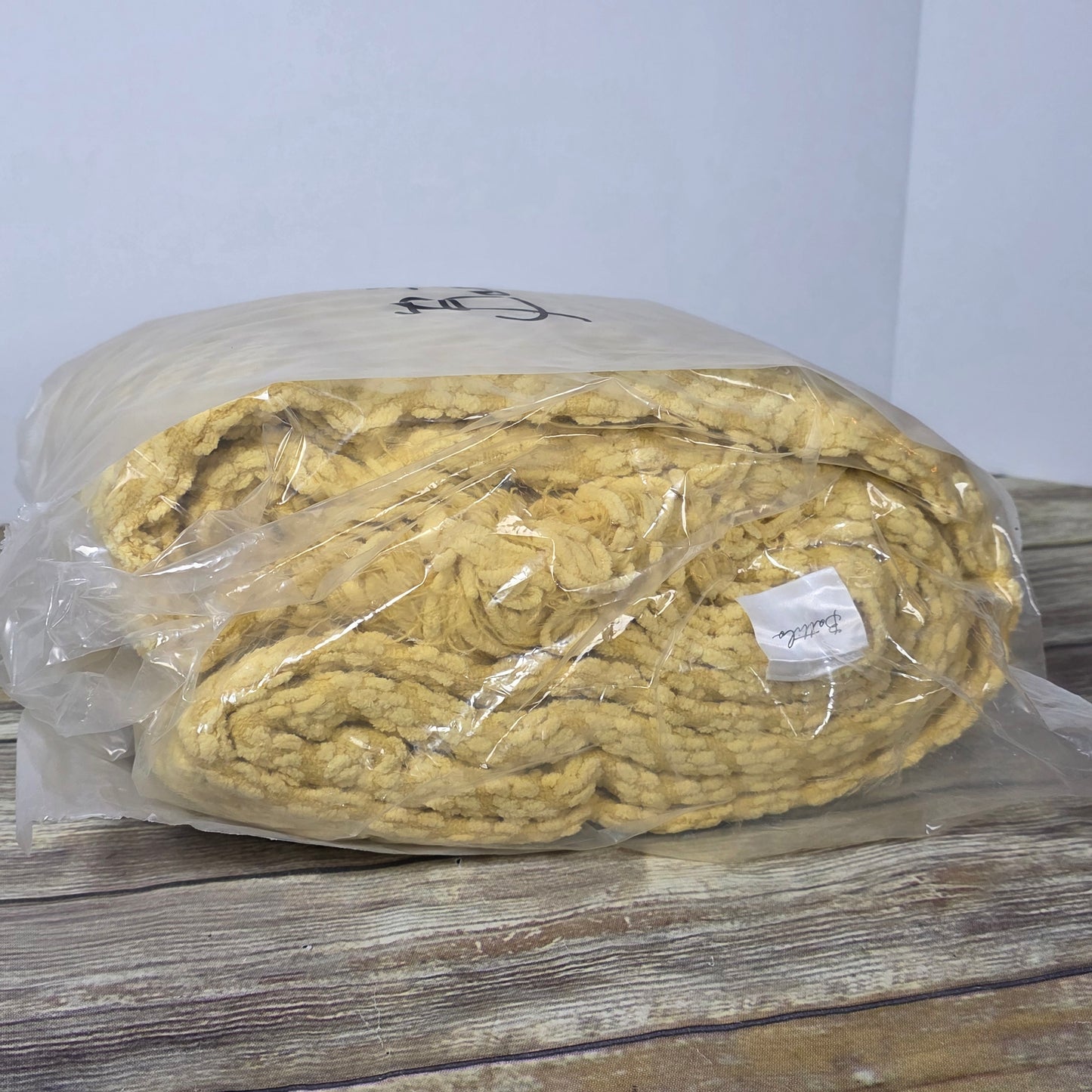 NIOP Bottilo Boon Knitted Blanket Yellow 60"x80"