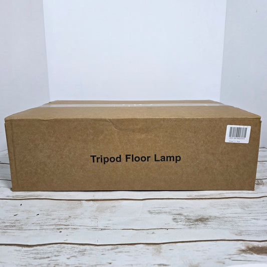 NIOB New Wooden Tripod Floor Lamp