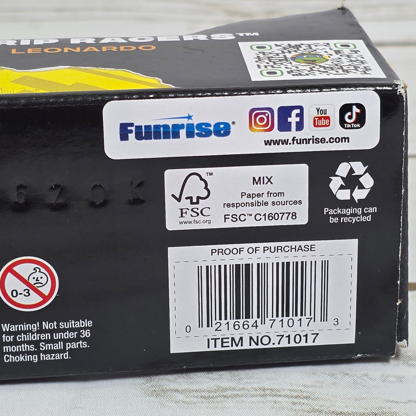 NIB New Teenage Mutant Ninja Turtles Rad Rip Racers Leonardo & Casey Jones