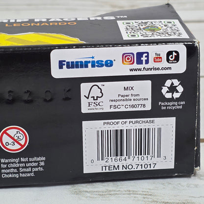 NIB New Teenage Mutant Ninja Turtles Rad Rip Racers Leonardo & Casey Jones