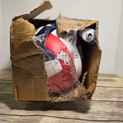 NIOB New Offical Franklin Soft Spike Volleyballs 6-Pack with 1 Hand Pump