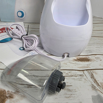 NIOB New Pure NANOSTEAMER  3-in-1 Ionic Facial Steamer Towel Warmer Humidifier PDC-4001