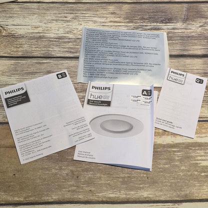 NIOB New PHILIPS hue Personal Wireless Lighting White Ambiance 5/6" Retrofit Recessed  Downight Bluetooth Alexa Hey Google Compatible