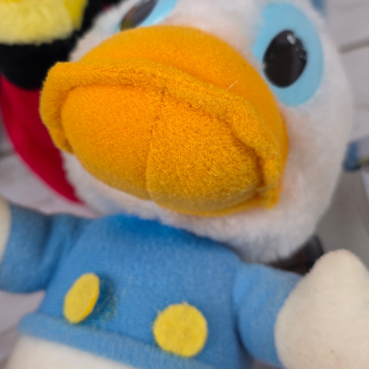 Vintage Walt Disney Plush Characters Mickey Mouse Donald Duck Goofy Pinocchio